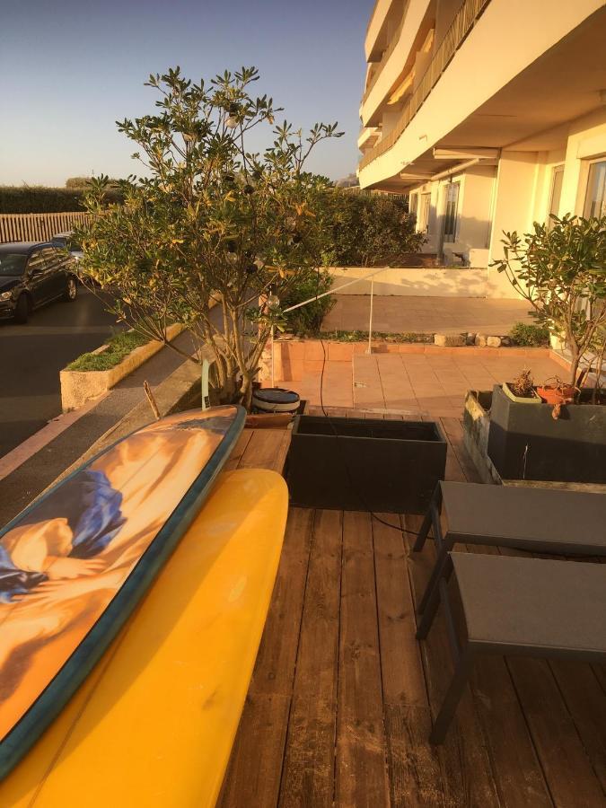 Studio Sur La Plage Vue Mer Piscine Biarritz Dış mekan fotoğraf